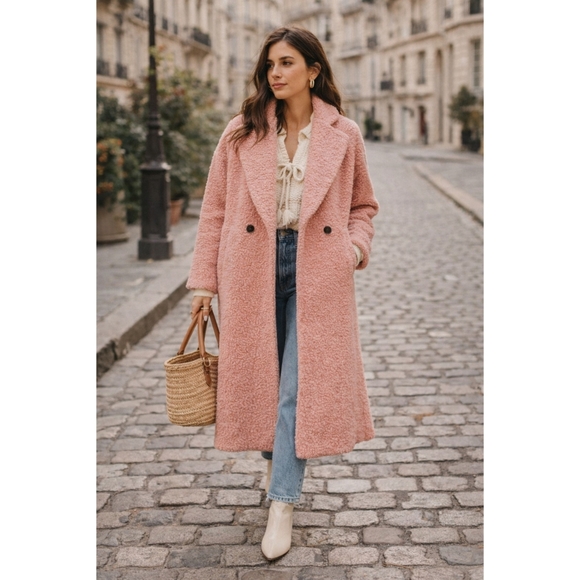 Paul Smith Jackets & Blazers - PAUL SMITH Bouclé Cocoon Coat 0440